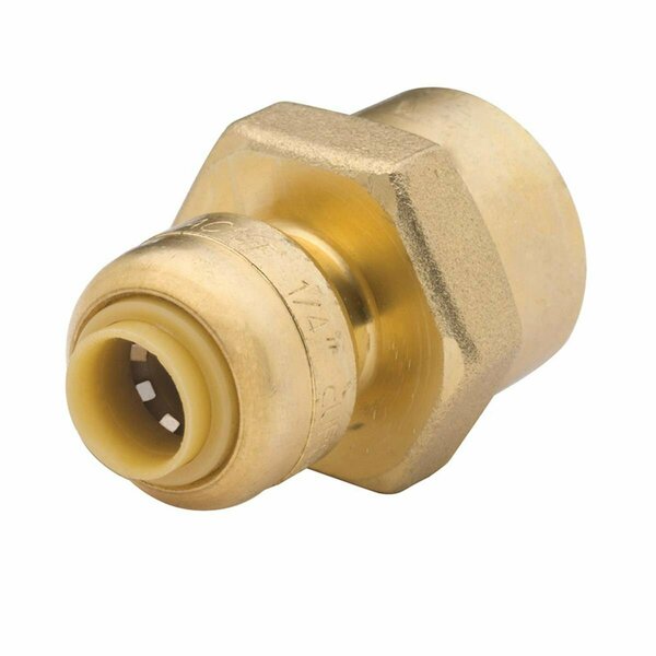 Totalturf 0.25 x 0.5 in. Sharkbite Brass Reducing Connecter TO153818